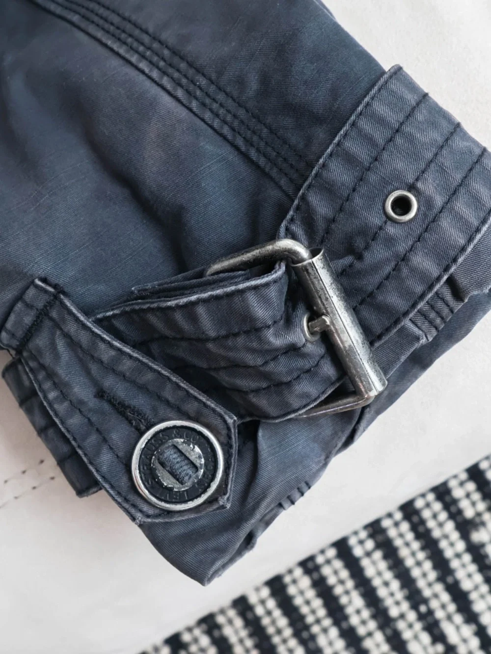 Rare Vintage Y2K Levi's Heavyweight Parka Naturally Sun Fading And Distressing - Picture 8 of 11